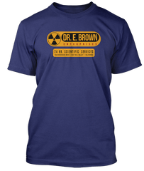 BACK TO THE FUTURE inspired DOC BROWN T-Shirt
