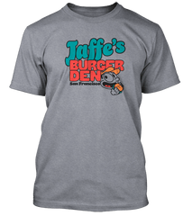 DIRTY HARRY movie inspired JAFFES BURGER DEN T-Shirt