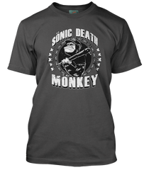 HIGH FIDELITY inspired SONIC DEATH MONKEY T-Shirt