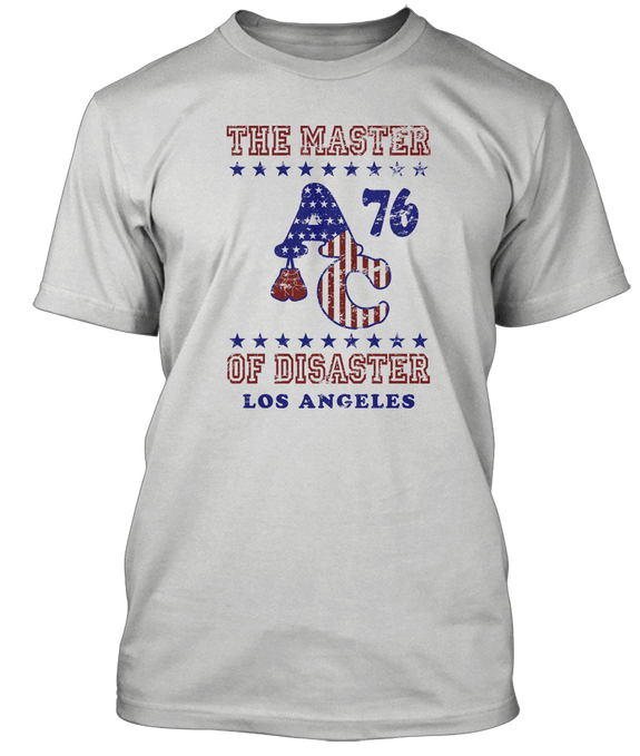 ROCKY Apollo Creed inspired MASTER OF DISASTER T-Shirt
