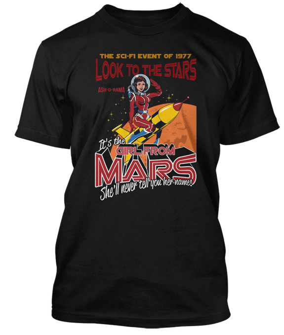 ASH inspired GIRL FROM MARS T-Shirt