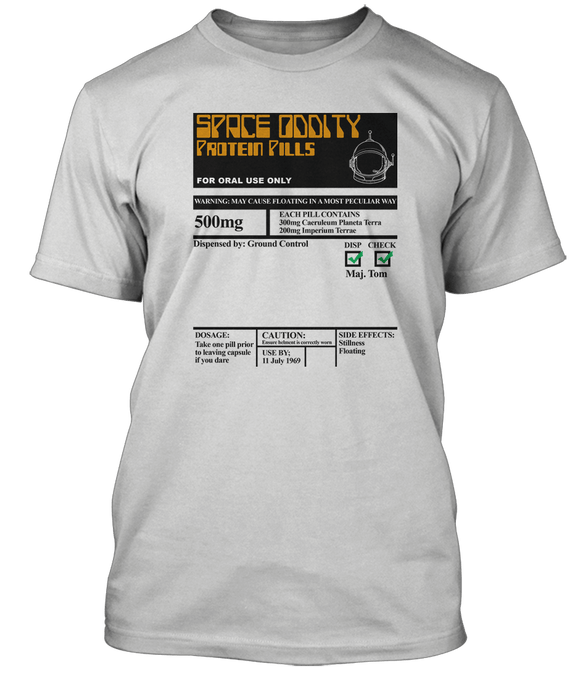 DAVID BOWIE inspired SPACE ODDITY T-Shirt