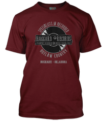 MERLE HAGGARD inspired Haggard Record outlaw country T-Shirt