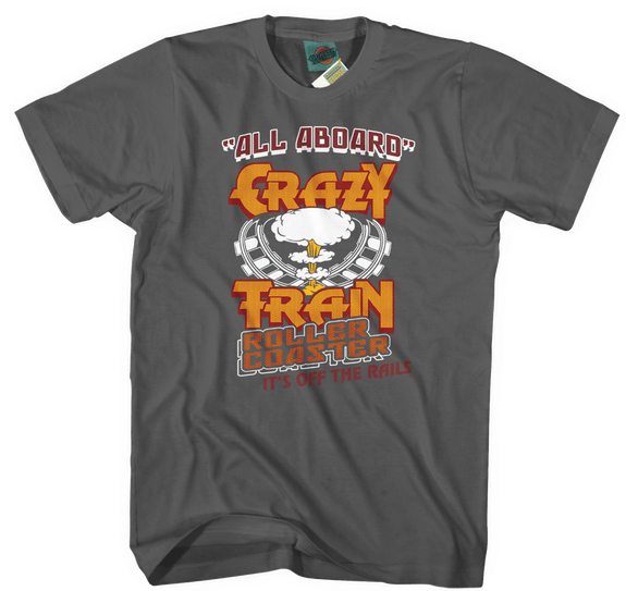 OZZY OSBOURNE inspired CRAZY TRAIN T-Shirt