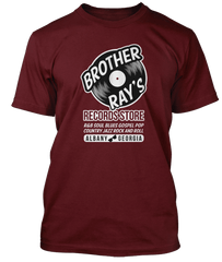 RAY CHARLES inspired BROTHER RAY RECORDS blue and soul T-Shirt