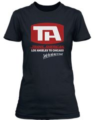 AIRPLANE inspired TRANS-AMERICAN AIRLINES T-Shirt