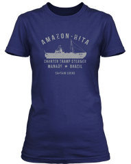 CREATURE FROM THE BLACK LAGOON inspired RITA TRAMP STEAMER T-Shirt