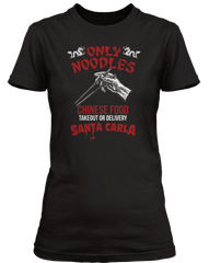 LOST BOYS inspired ONLY NOODLES horror vampire movie T-Shirt