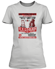 Guns n Roses inspired Slash v Axl fight poster T-Shirt