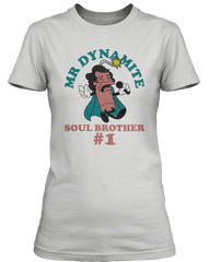 JAMES BROWN inspired MR DYNAMITE soul funk T-Shirt