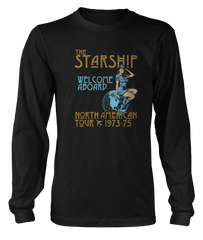 LED ZEPPELIN inspired STARSHIP  1973-75 US TOUR T-Shirt