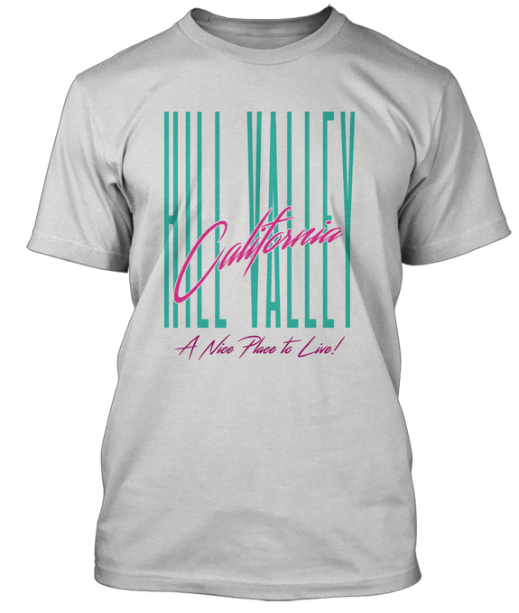 BACK TO THE FUTURE movie inspired HILL VALLEY 1985 T-Shirt