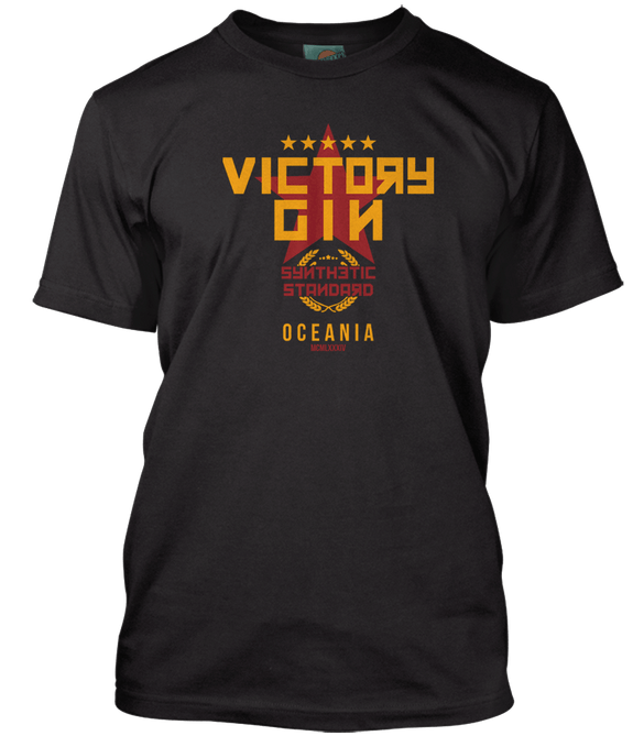 George Orwell 1984 inspired Victory Gin T-Shirt