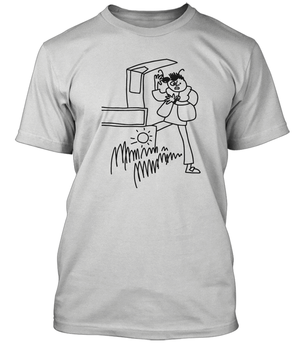 BACK TO THE FUTURE inspired scribble T-Shirt