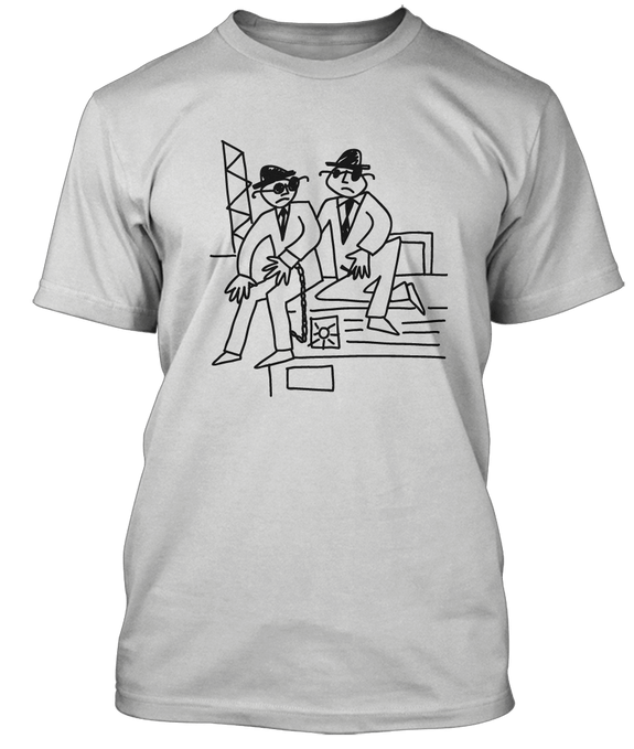 BLUES BROTHERS scribble MOVIE T-Shirt