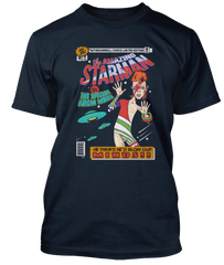 DAVID BOWIE inspired STARMAN comic book T-Shirt