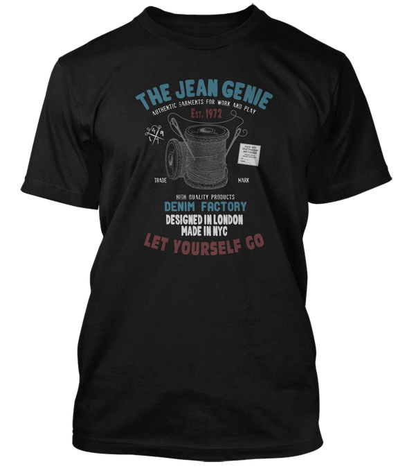DAVID BOWIE inspired The Jean Genie T-Shirt