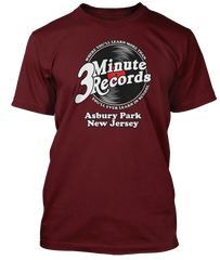 BRUCE SPRINGSTEEN inspired No Surrender 3 Minute Records T-Shirt
