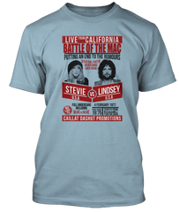 Fleetwood Mac Stevie Nicks vs Lindsey Buckingham inspired T-Shirt