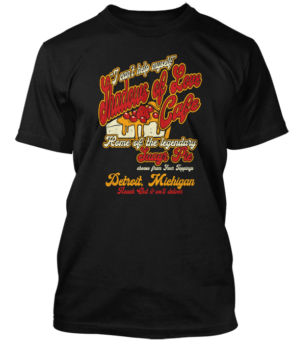 FOUR TOPS inspired SHADOWS OF LOVE Cafe Motown T-Shirt