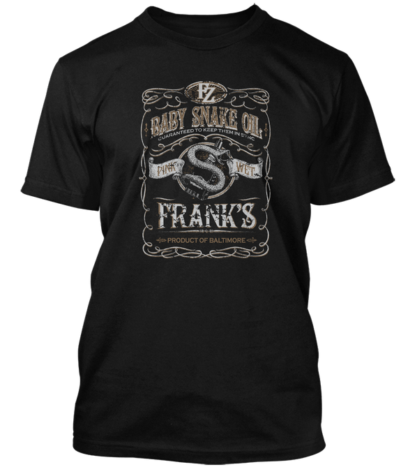 FRANK ZAPPA inspired BABY SNAKES Baby Snake Oil T-Shirt