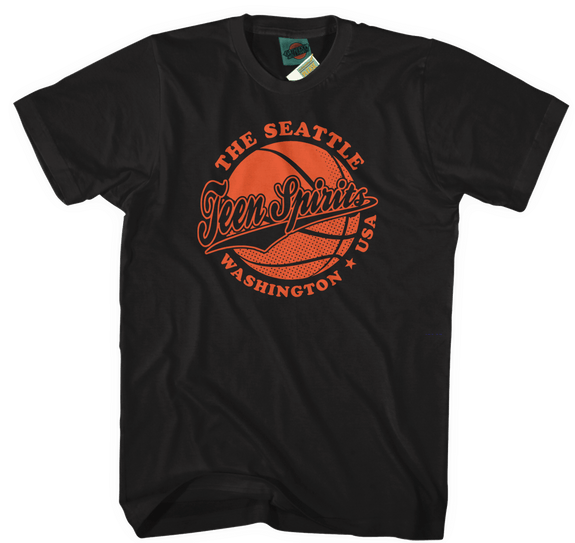 NIRVANA inspired SMELLS LIKE TEEN SPIRIT Basketball T-Shirt