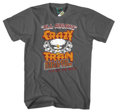 OZZY OSBOURNE inspired CRAZY TRAIN T-Shirt