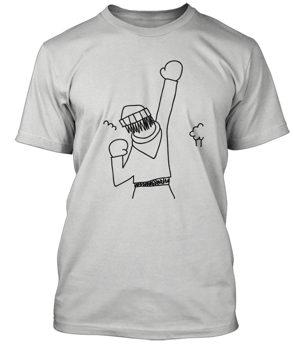 ROCKY scribble MOVIE T-Shirt