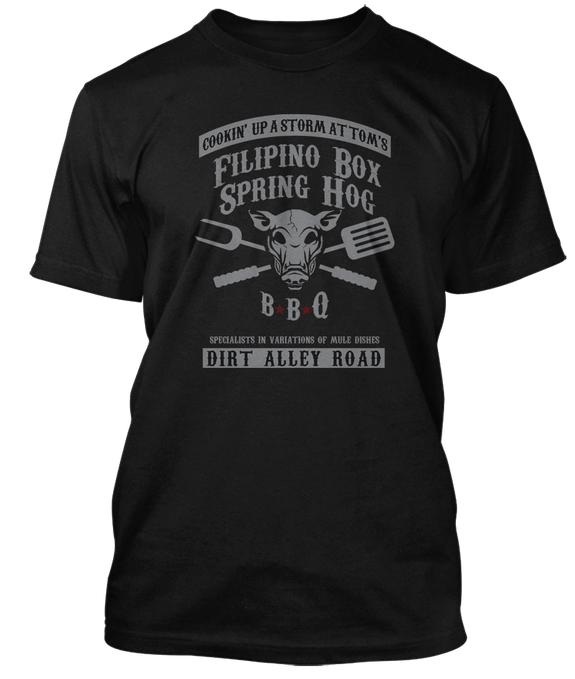TOM WAITS inspired FILIPINO BOX SPRING HOG T-Shirt