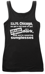 BLUES BROTHERS IT'S 106 MILES TO CHICAGO inspired T-Shirt