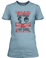 SMITHS inspired Morrissey vs Marr fight poster T-Shirt